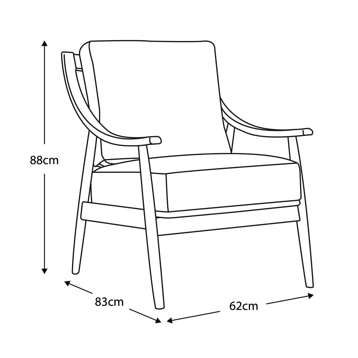 Gallery Reliant Natural Linen Armchair - Image 2