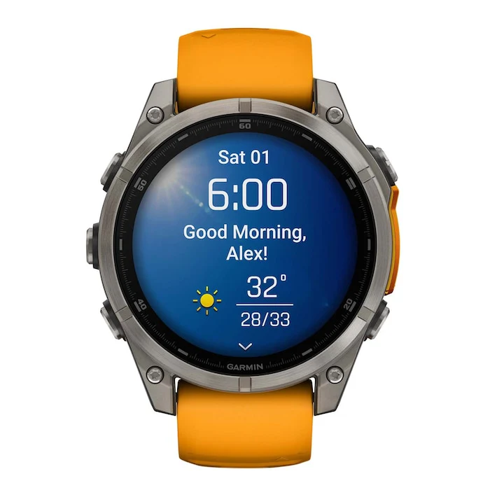 Garmin 47mm Men’s Watch with Digital Screen Material Dial, 100m Water Resistant / 010-02904-11