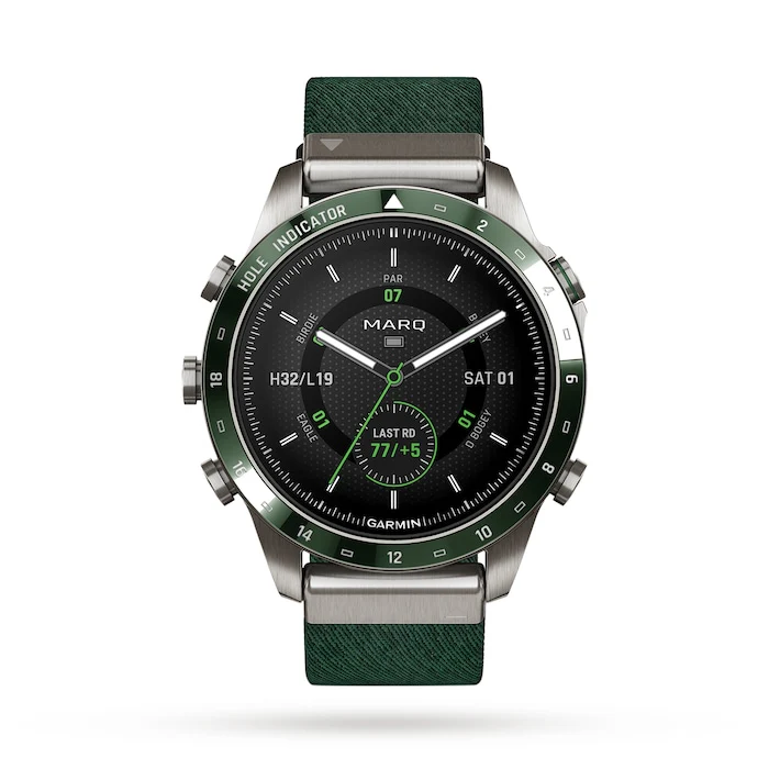 Garmin Automatic 46mm Men’s Watch with Digital Screen Material Dial, Titanium Case, 100m Water Resistant / 010-02648-21