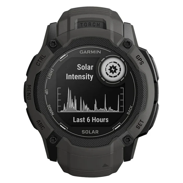 Garmin Instinct 2X Solar 50mm Unisex Smart Watch Graphite GPS Smartwatch AMOLED Display 010-02805-00
