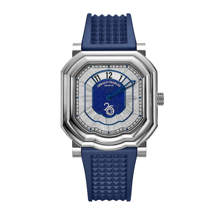 Gerald Charles Automatic 42mm Men’s Watch with Blue Material Dial, Titanium Case, 100m Water Resistant / GC39-TNPS-LSEN-RSDP-RE