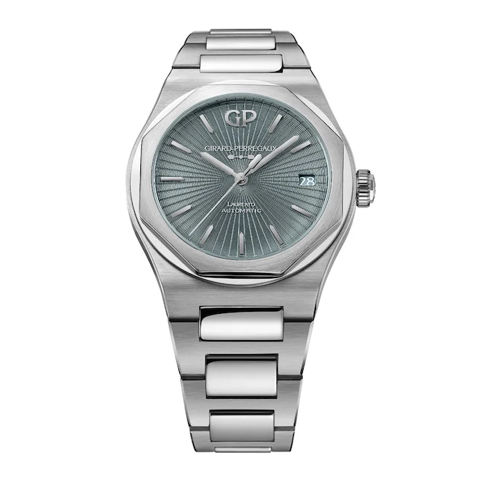Girard-Perregaux Automatic 42mm Men’s Watch with Silver Material Dial, Stainless Steel Case & Bracelet, 100m Water Resistant / 81010-11-3475-1CM