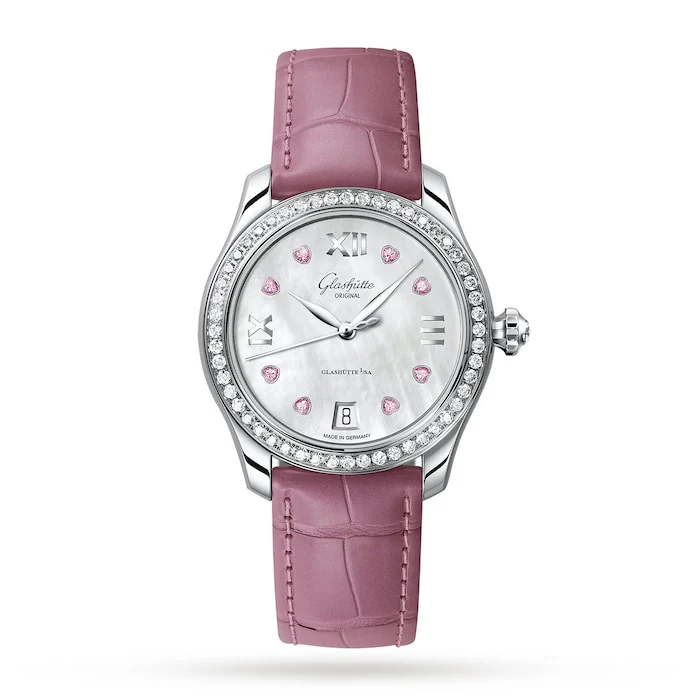 Glashutte Original Lady Serenade 36mm Ladies Watch Luxury Watch Swiss Made High Precision Movement  1-39-22-21-22-44