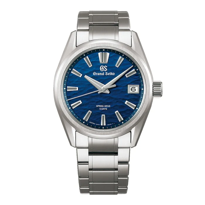 Grand Seiko Evolution 9 Automatic 40mm Men’s Watch with Blue Material Dial, Stainless Steel Case, 100m Water Resistant / SLGA019