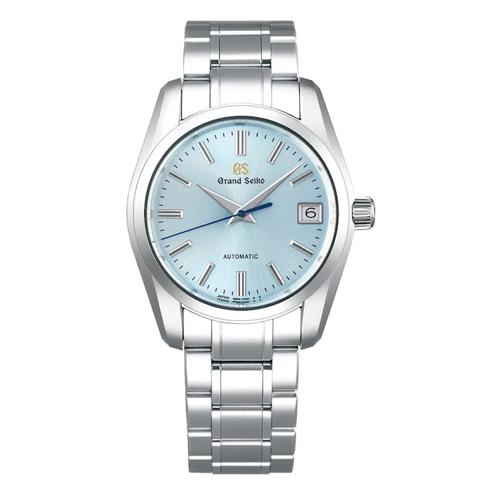 Grand Seiko Heritage Automatic 37mm Men’s Watch with Blue Material Dial, Stainless Steel Case & Bracelet, 100m Water Resistant / SBGR325