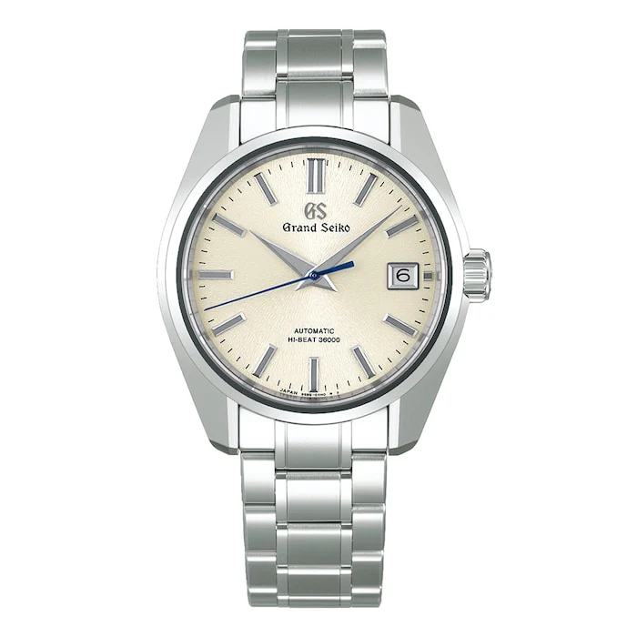 Grand Seiko Heritage Automatic 40mm Men’s Watch with Champagne Material Dial, Ever-Brilliant Steel Case, 100m Water Resistant / SBGH299