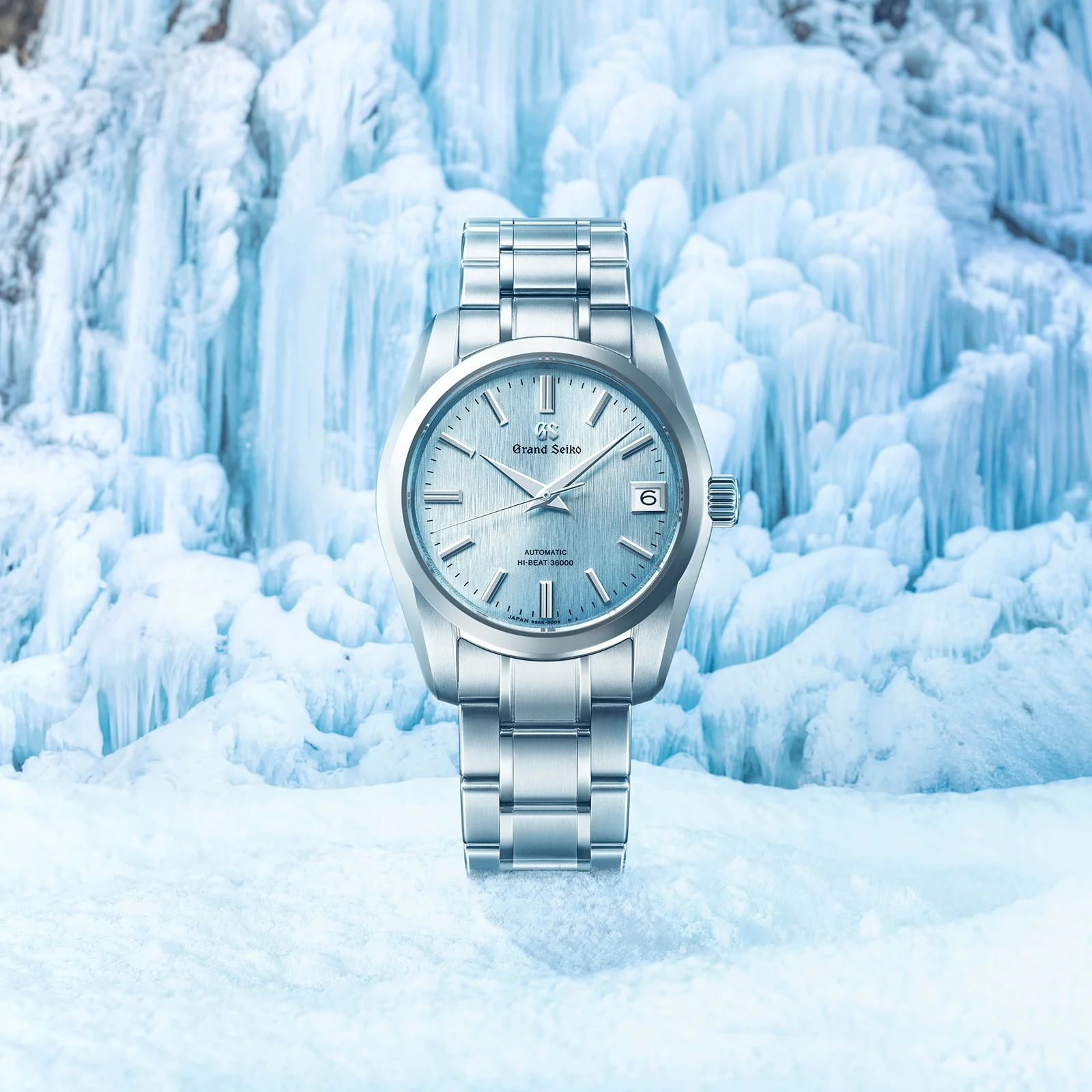Grand Seiko Heritage Collection 37mm Mens Watch Blue - Image 5