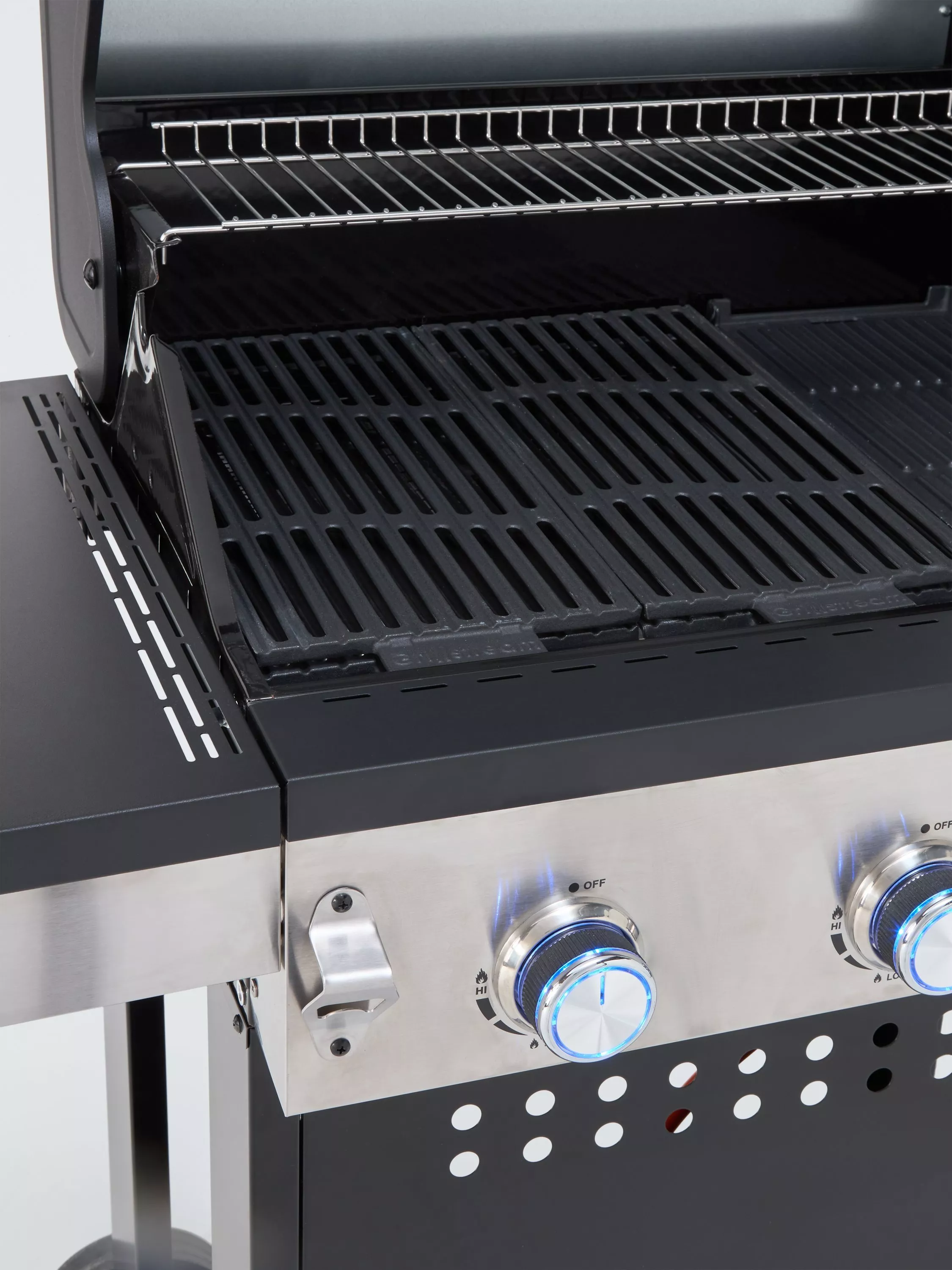 Grillstream 3-Burner Hybrid Gas & Charcoal BBQ - Image 4