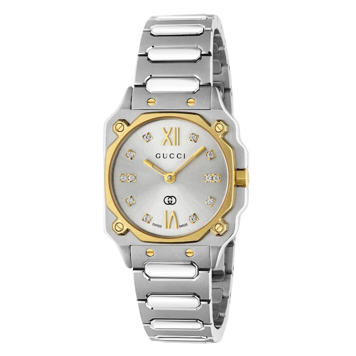 Gucci G-Flat watch, 24mm Luxury Watch Swiss Made High Precision Movement Sapphire Crystal YA166503