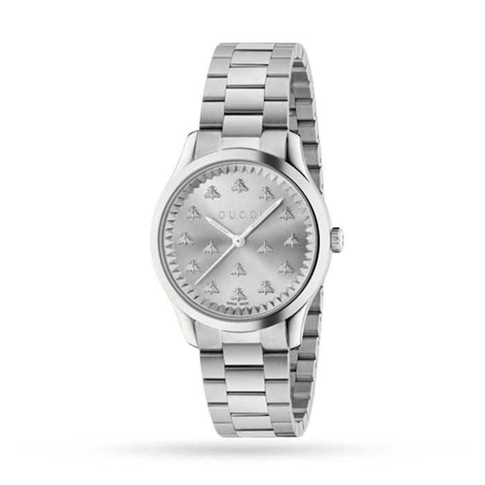 Gucci G-Timeless 32mm Ladies Watch Luxury Watch Swiss Made High Precision Movement Sapphire Crystal  YA1265031