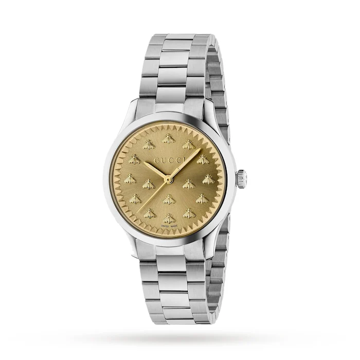 Gucci G-Timeless 32mm Ladies Watch Luxury Watch Swiss Made High Precision Movement Sapphire Crystal  YA1265035