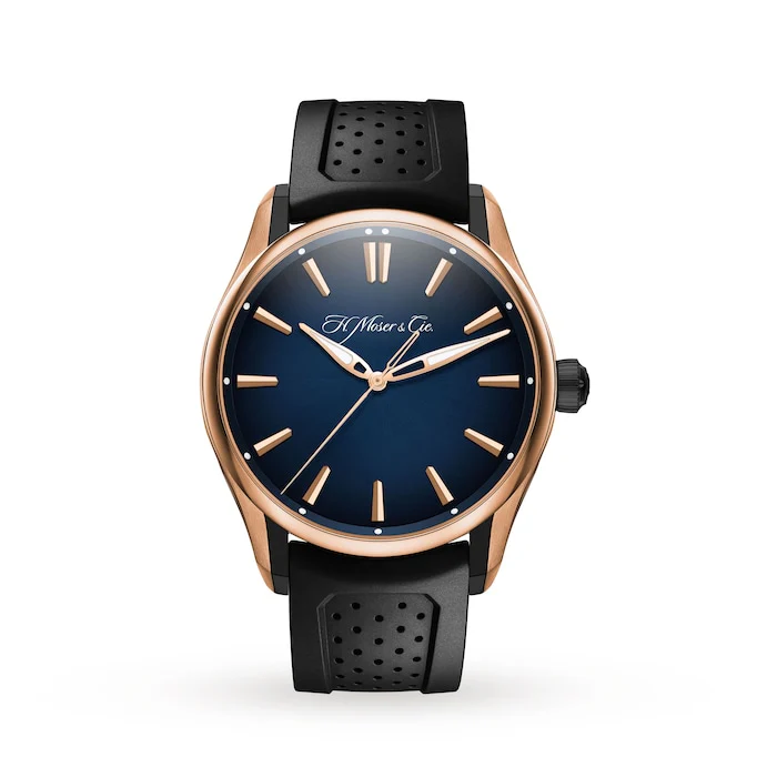 H. Moser & Cie Automatic 43mm Men’s Watch with Blue Material Dial, Titanium Case, 30m Water Resistant / 3200-0903
