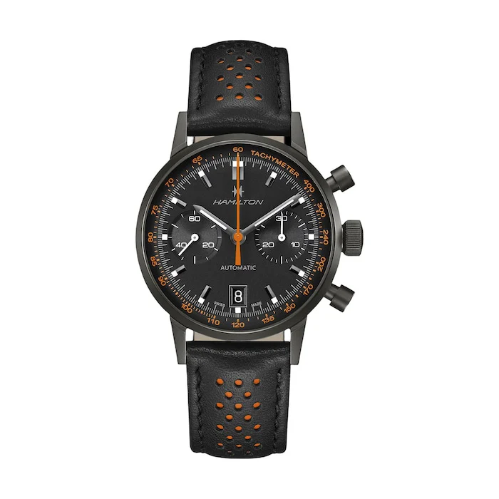 Hamilton American ClassicIntra-Matic Auto Chrono 40mm Unisex Watch Black Luxury Watch Swiss Made H38446732