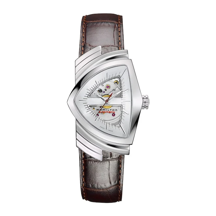 Hamilton Automatic 35mm Men’s Watch with Silver Material Dial, Stainless Steel Case, 50m Water Resistant / H24515551