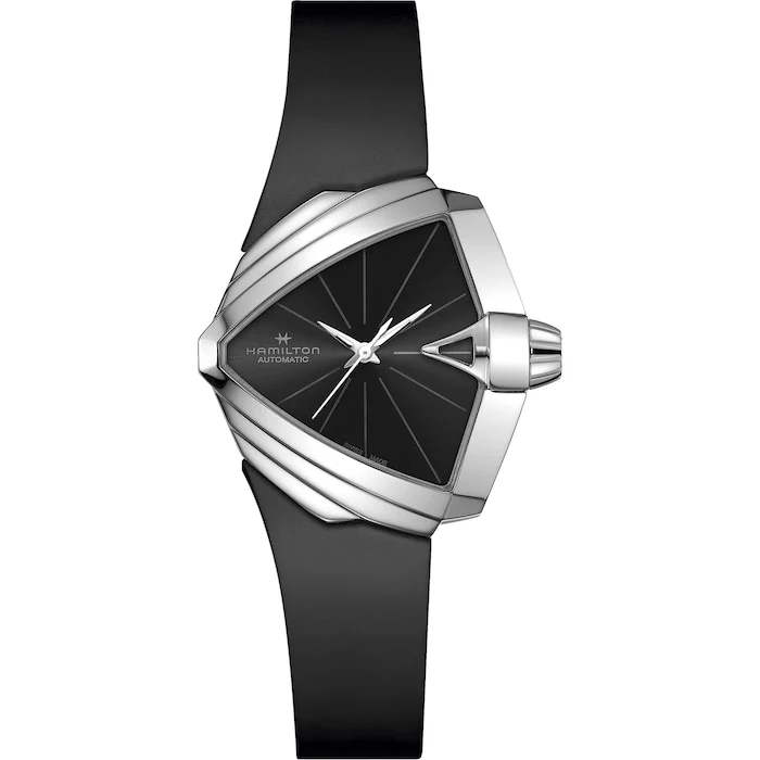 Hamilton Automatic 38mm Men’s Watch with Black Material Dial, Stainless Steel Case, 50m Water Resistant / H24105330