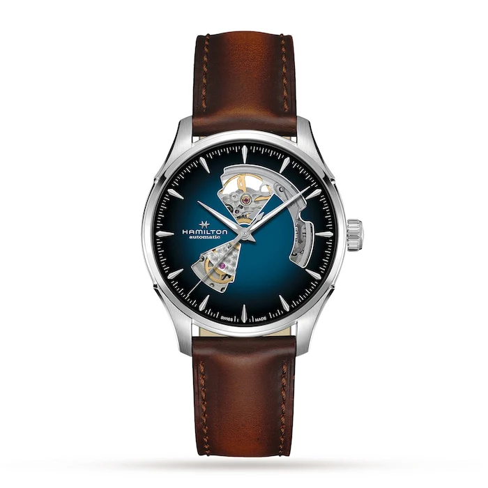 Hamilton Automatic 40mm Men’s Watch with Blue Material Dial, Stainless Steel Case, 50m Water Resistant / H32675540