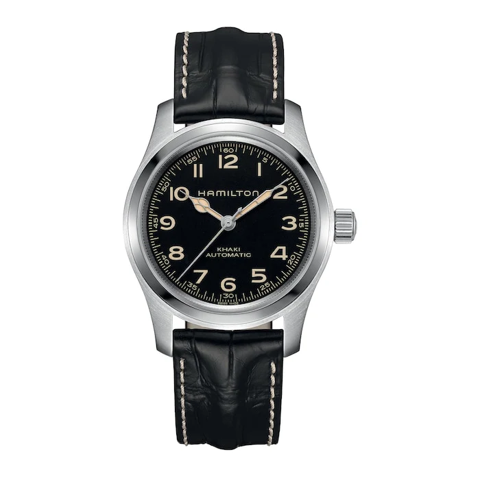 Hamilton Khaki Field Murph Automatic 42mm Unisex Watch Black - Interchangeable Strap Luxury Watch  H70605732