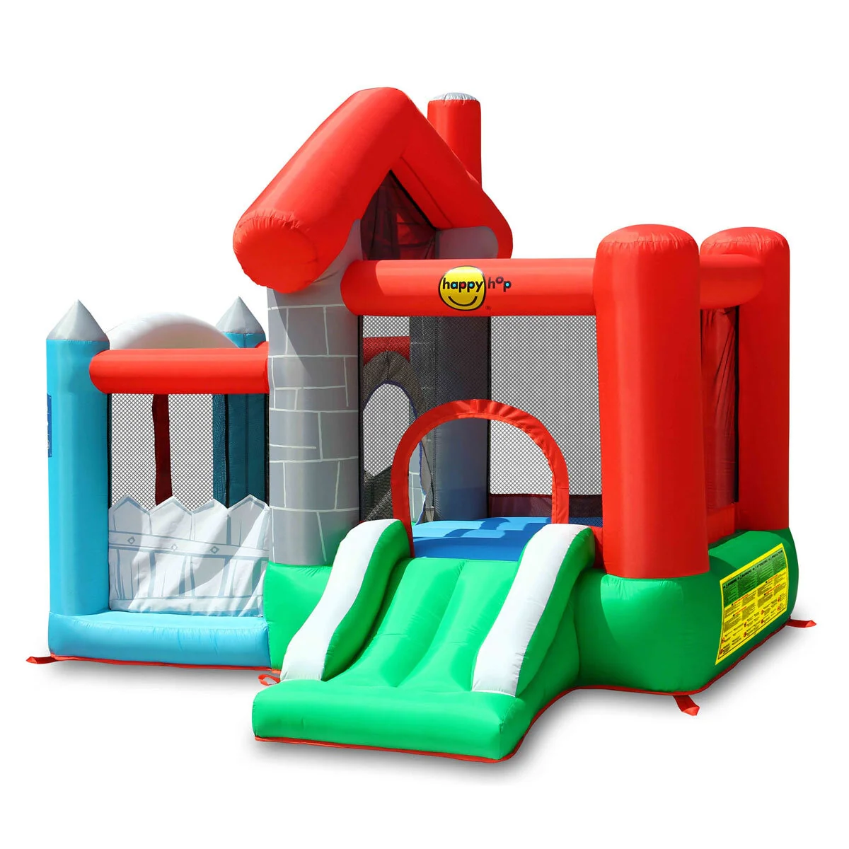 Happy Hop Happy House Bouncy Castle, Ball Pit & Slide (3+ Years) - Image 4