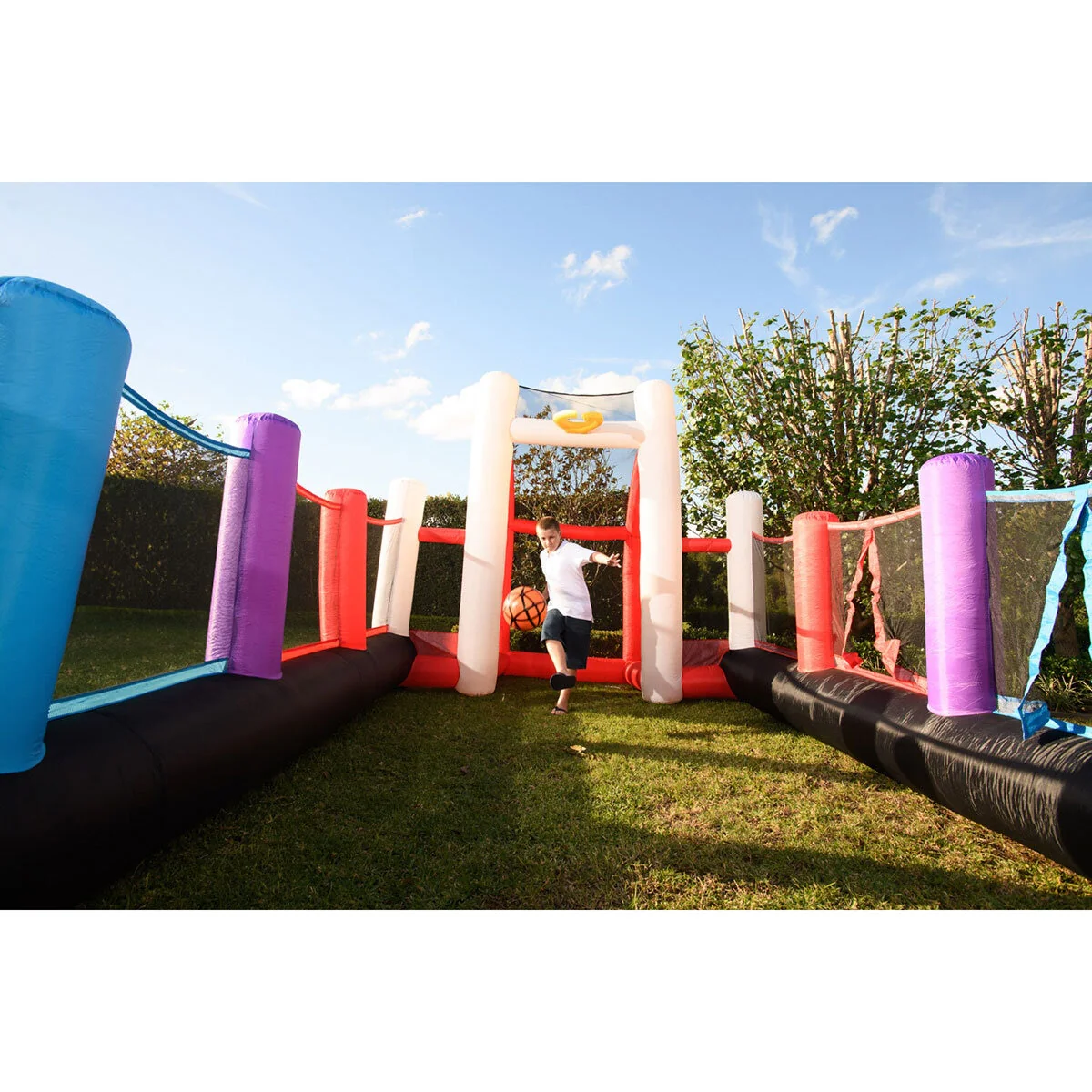 Happy Hop Inflatable Multi-Sport Arena (3+ Years) - Image 2