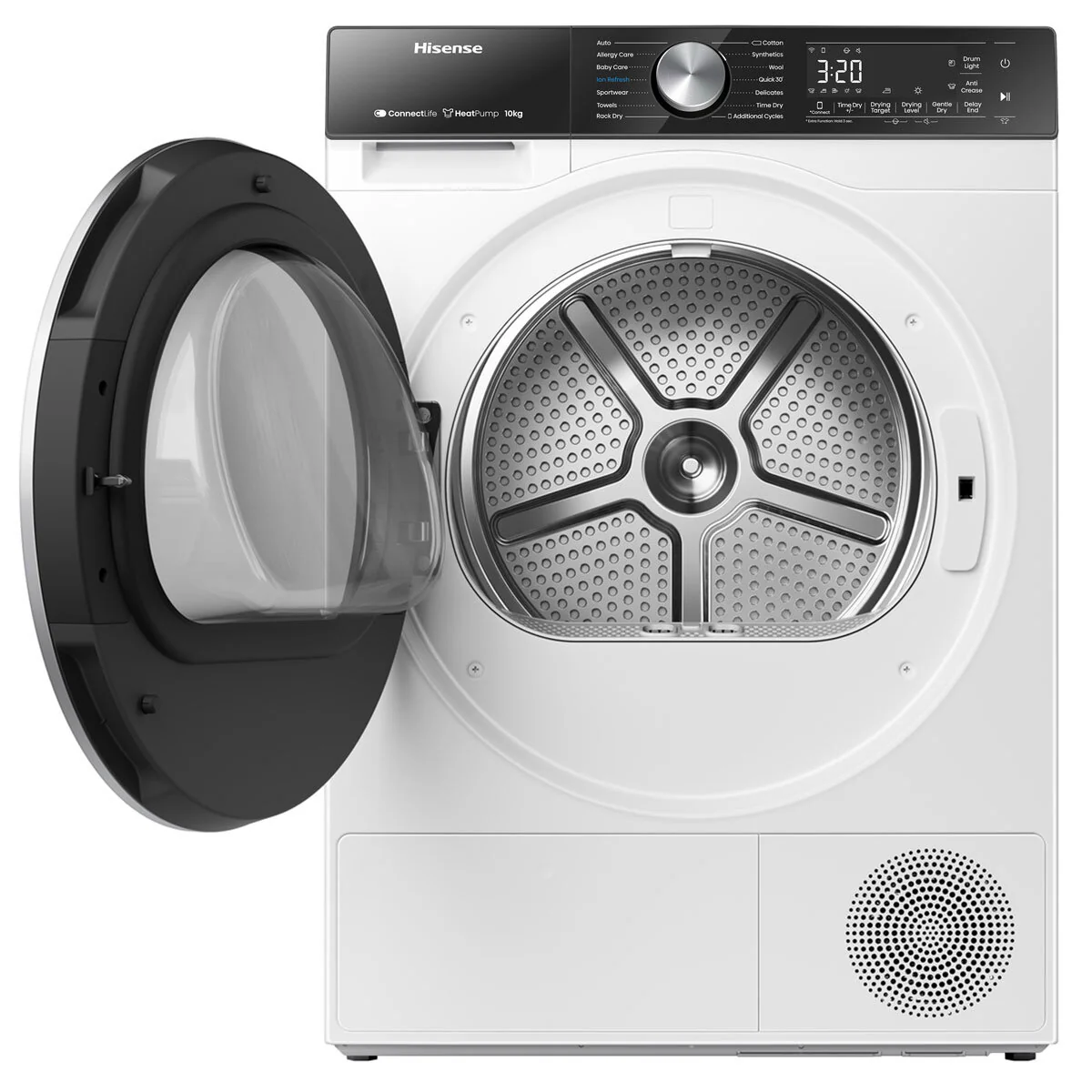 Hisense DH5S102BW, 10kg Heat Pump Dryer A+++ Rating in White - Image 3
