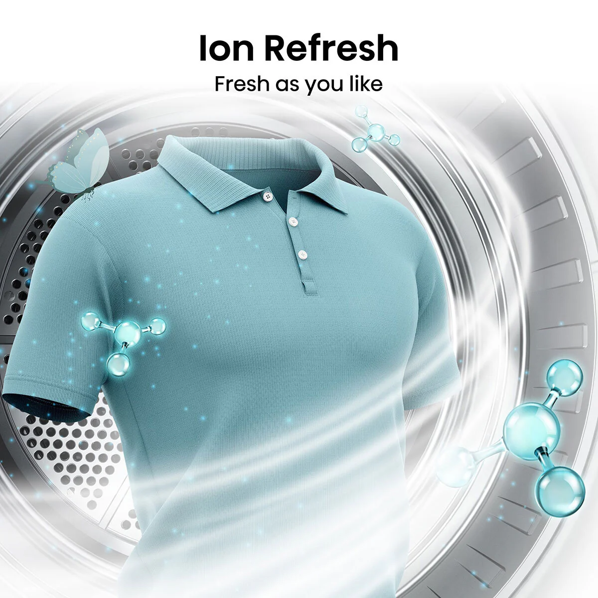 Hisense DH5S902BB, 9kg Heat Pump Dryer, A+++ Rated in Black - Image 7