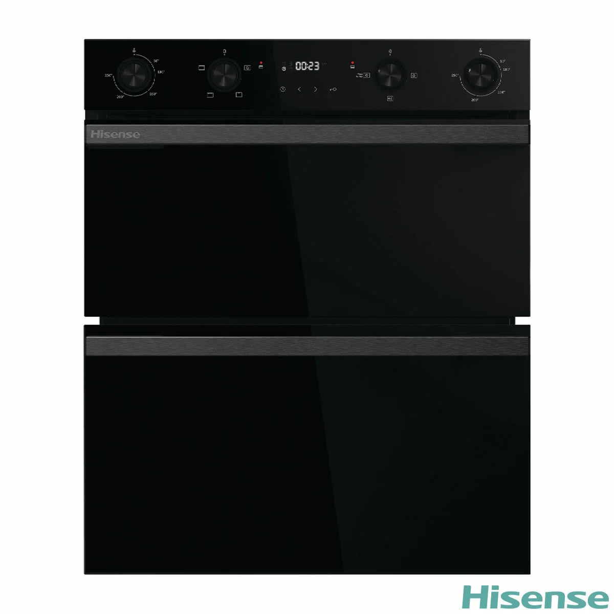 Hisense Hi6 BUD714221CDBG Electric Built-Under Double Oven, A Rated in Black