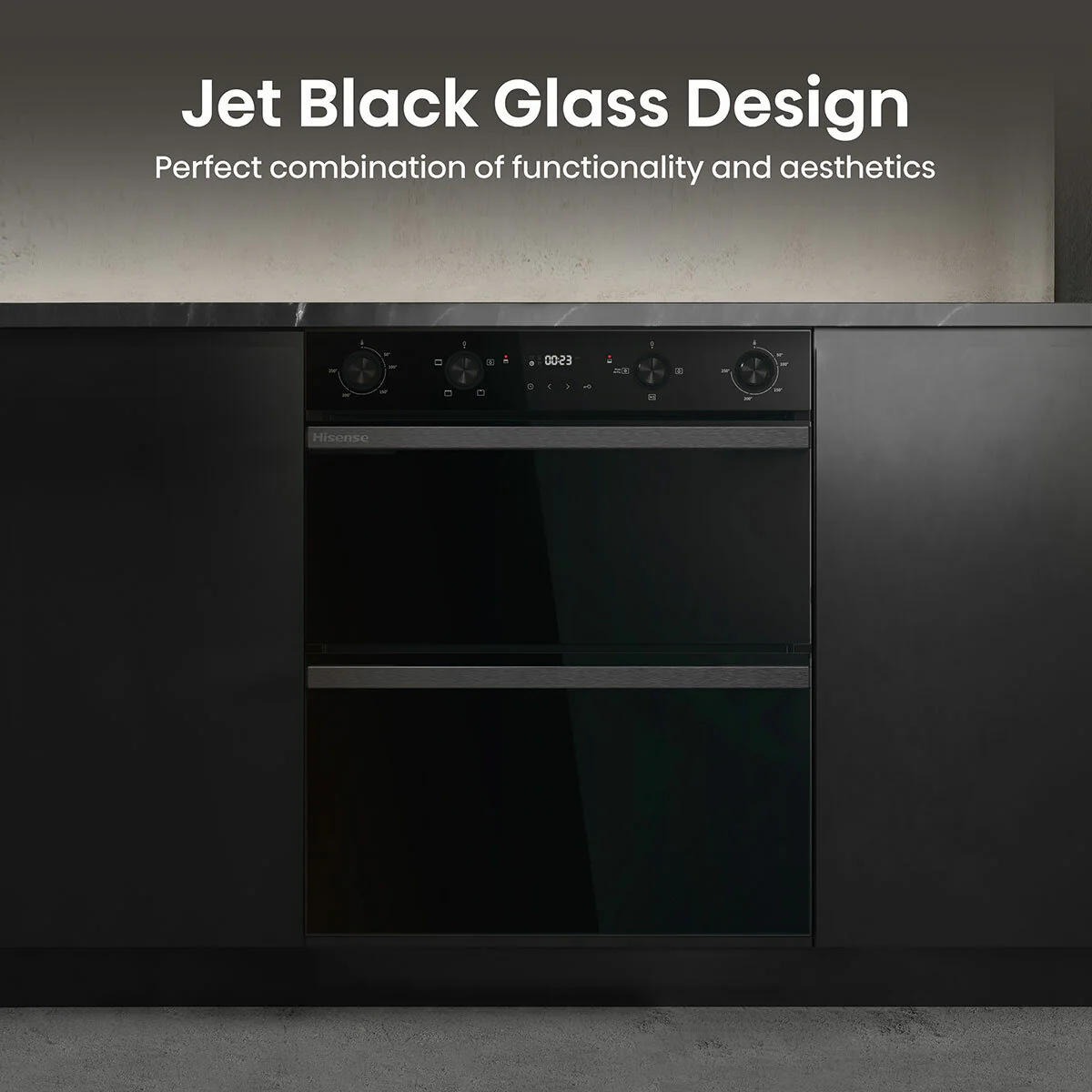 Hisense Hi6 BUD714221CDBG Electric Built-Under Double Oven, A Rated in Black - Image 4