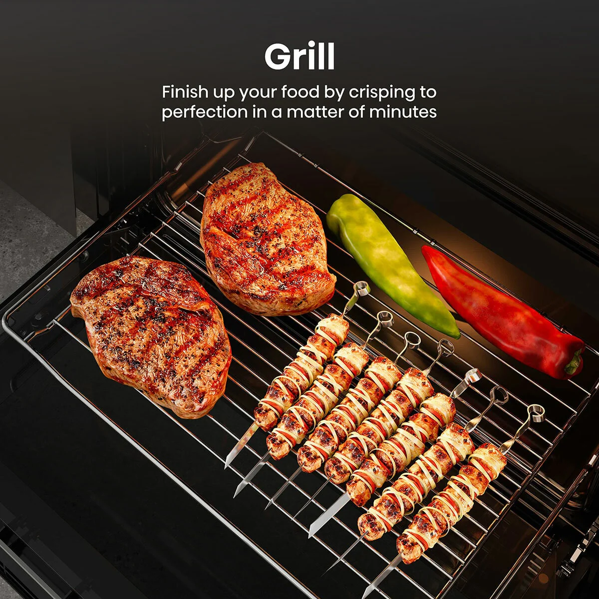 Hisense Hi6 BUD714221CDBG Electric Built-Under Double Oven, A Rated in Black - Image 7