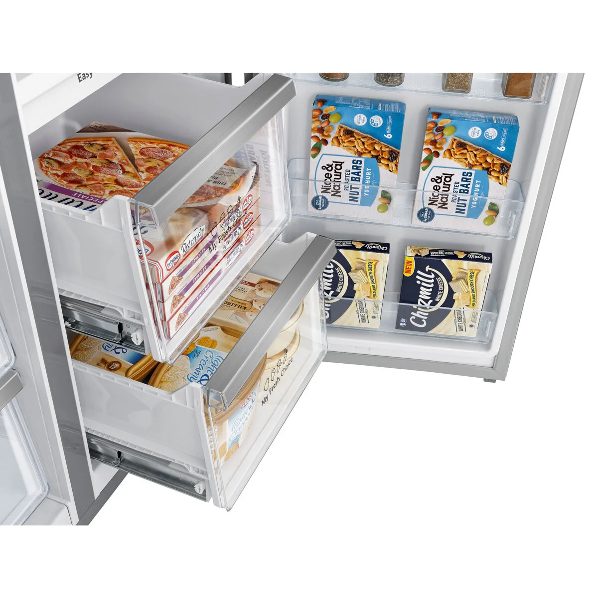 Hisense RQ758N4SWFE, Multi Door Fridge Freezer, E Rated in Black - Image 6