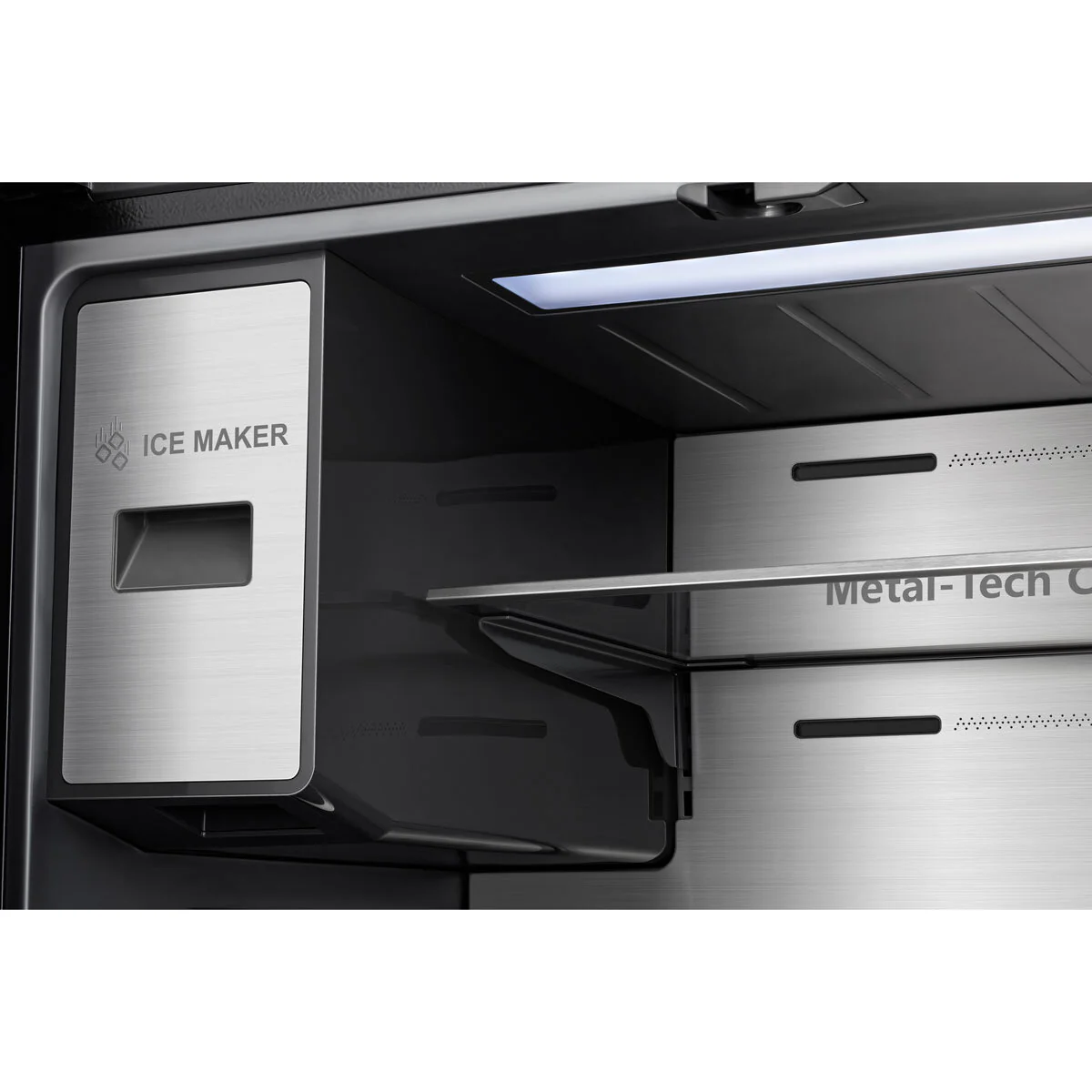Hisense RQ760N4IFE, Multidoor Fridge Freezer E Rating in Black - Image 6