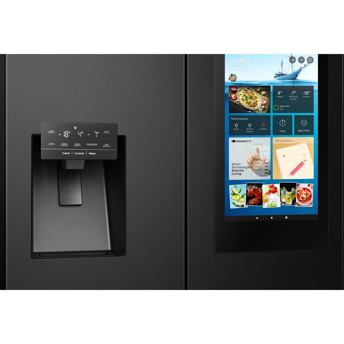 Hisense RQ760N4IFE, Multidoor Fridge Freezer E Rating in Black - Image 7