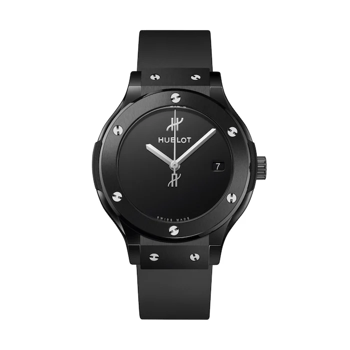 Hublot Automatic 38mm Men’s Watch with Black Material Dial, Titanium Case, 50m Water Resistant / 565.CX.1270.RX.MDM