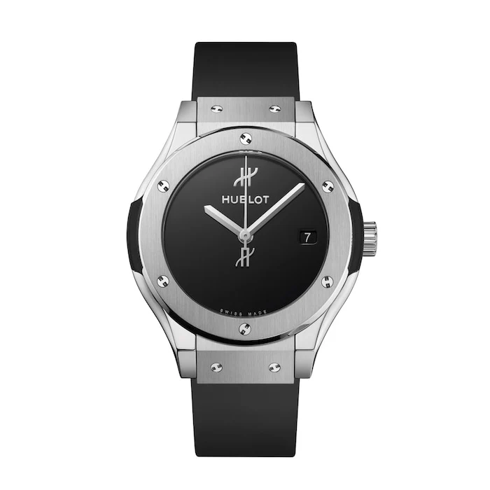 Hublot Automatic 38mm Men’s Watch with Black Material Dial, Titanium Case, 50m Water Resistant / 565.NX.1270.RX.MDM