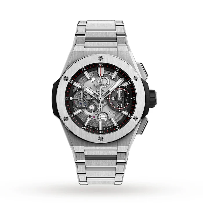 Hublot Automatic 42mm Men’s Watch with Black Material Dial, Titanium Case, 100m Water Resistant / 451.NX.1170.NX