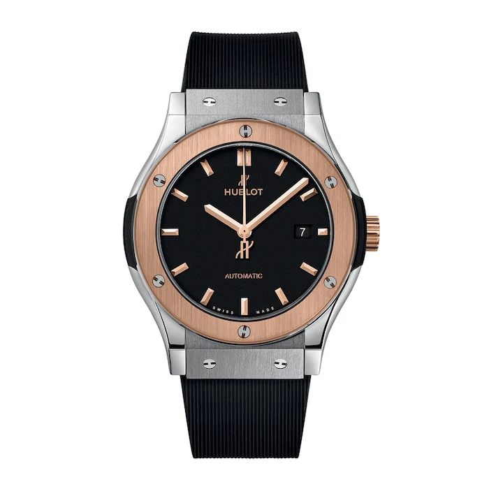 Hublot Automatic 42mm Men’s Watch with Black Material Dial, Titanium Case, 50m Water Resistant / 542.NO.1181.RX