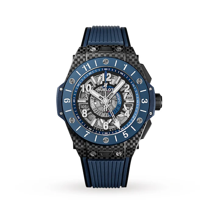 Hublot Automatic 45mm Men’s Watch with Grey Material Dial, 100m Water Resistant / 471.QL.7127.RX