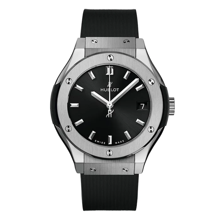 Hublot Classic Fusion Titanium 33mm Watch Black Luxury Watch Swiss Made High Precision Movement 581.NX.1470.RX