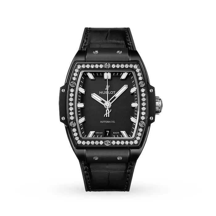 Hublot Spirit Of Big Bang Black Magic Diamonds 39mm Luxury Watch Luxury Watch Swiss Made  665.CX.1170.LR.1204