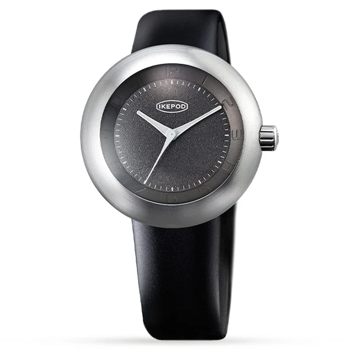 IKEPOD Automatic 44mm Men’s Watch with Grey Material Dial, Stainless Steel Case, 50m Water Resistant / M101-SI-LB