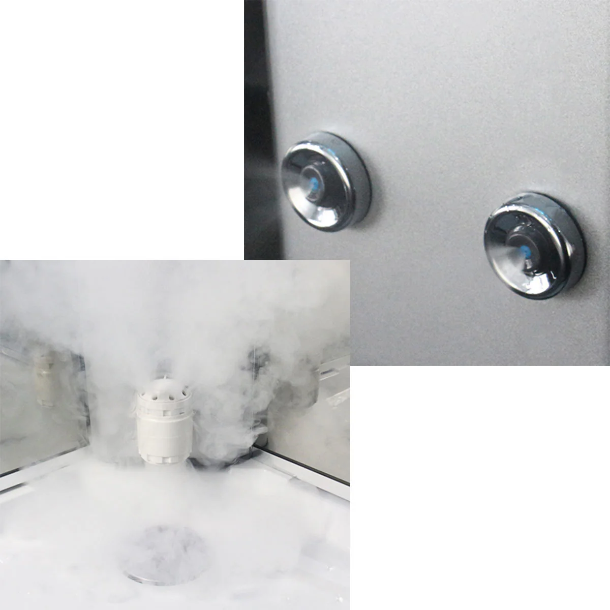 Insignia Diamond 1000mm Quadrant Steam Shower with Chrome Frame - Image 4