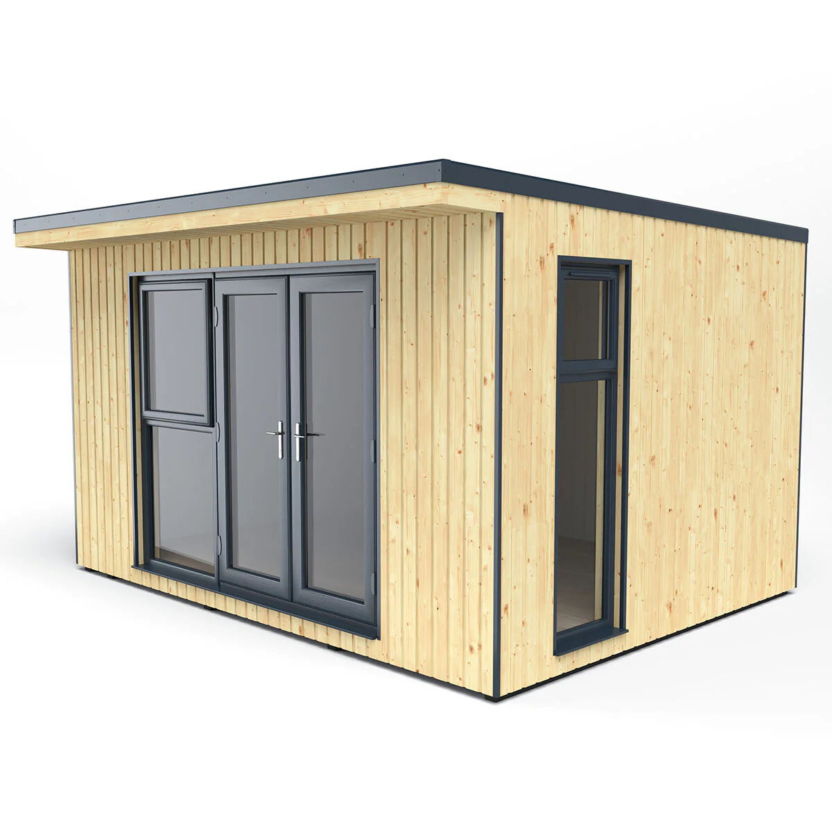 Installed Forest Garden Xtend 4 x 3m Insulated Garden Room - Image 3