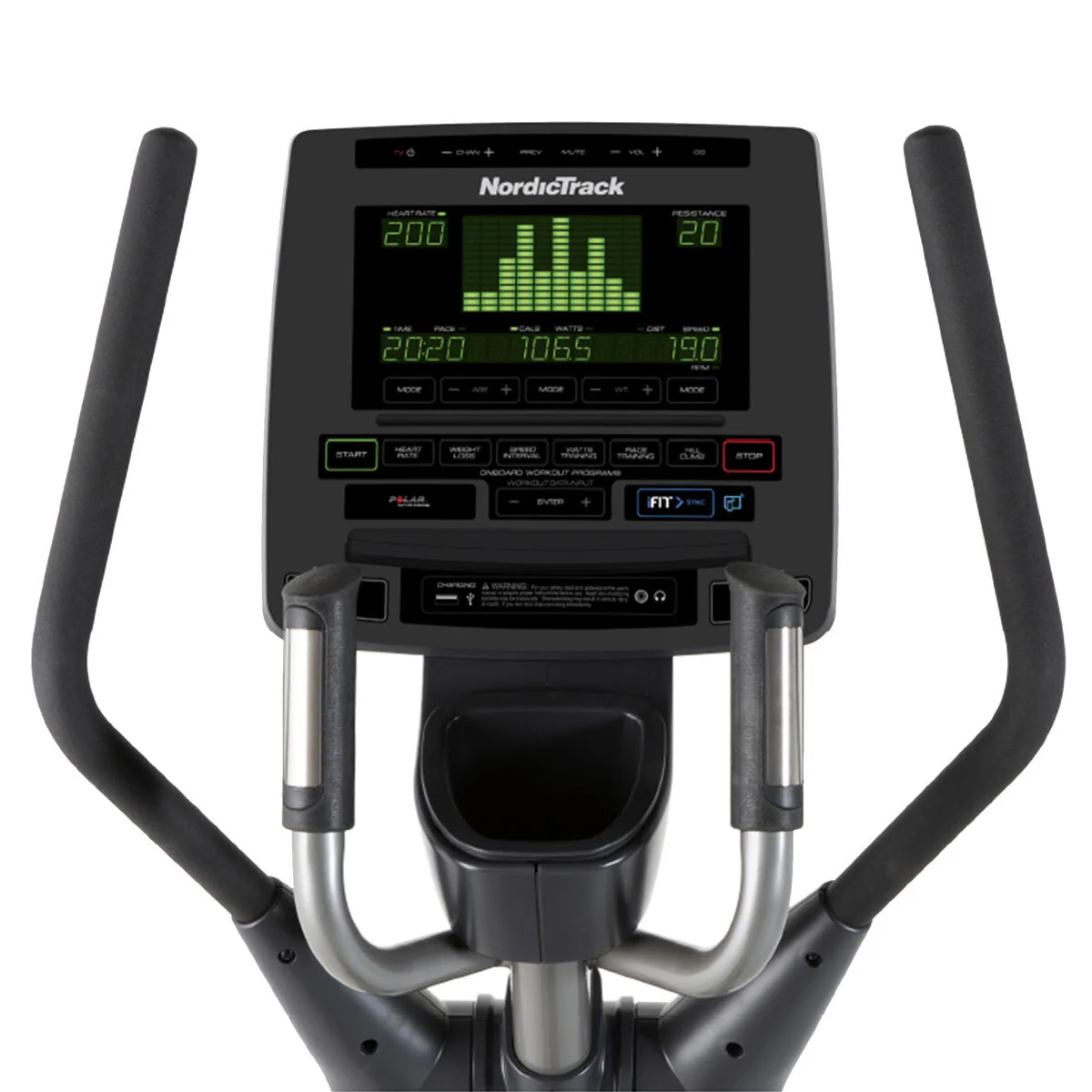Installed Nordic Track e8.9b Elliptical