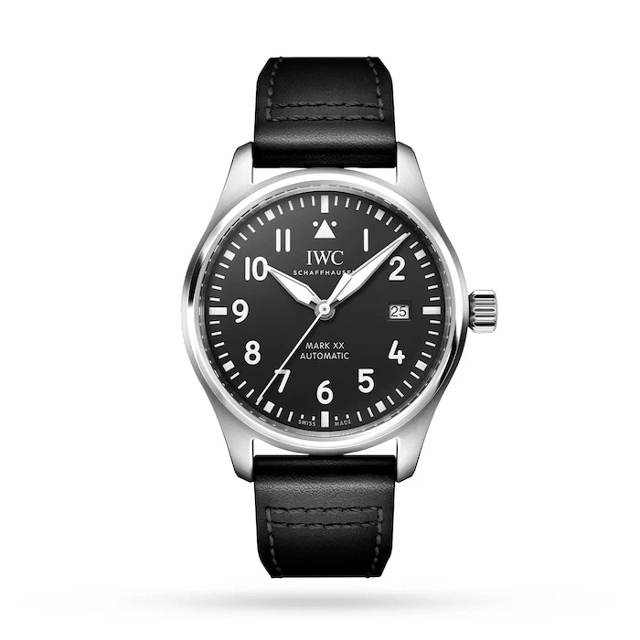 IWC Automatic 40mm Men’s Watch with Black Material Dial, Stainless Steel Case, 100m Water Resistant / IW328201