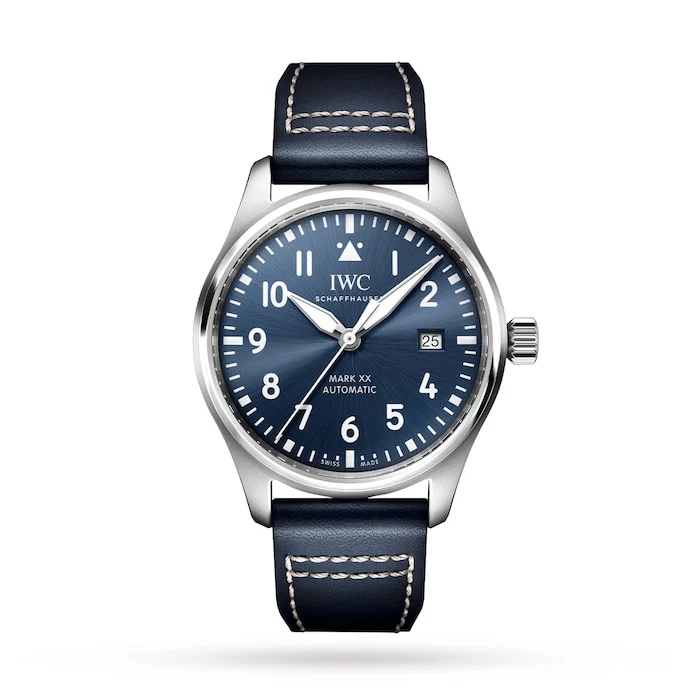 IWC Automatic 40mm Men’s Watch with Blue Material Dial, Stainless Steel Case, 100m Water Resistant / IW328203