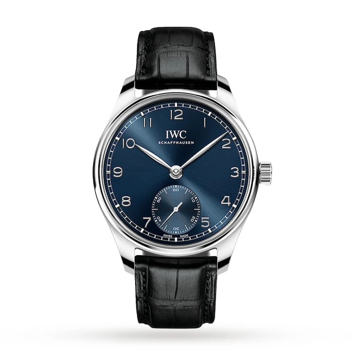 IWC Automatic 40mm Men’s Watch with Blue Material Dial, Stainless Steel Case, 30m Water Resistant / IW358305