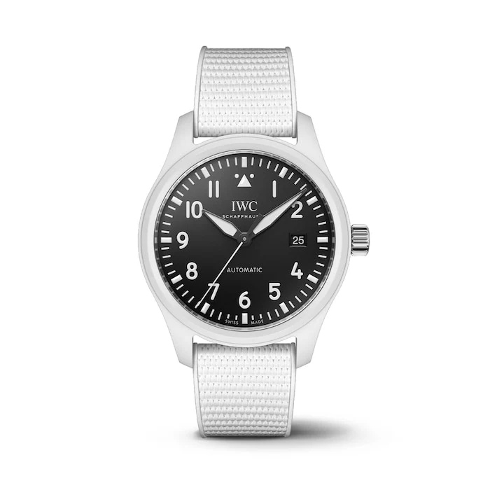 IWC Automatic 41mm Men’s Watch with Black Material Dial, Ceramic Case, 100m Water Resistant / IW328104