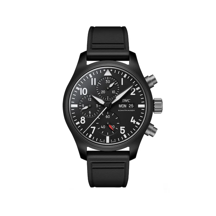 IWC Automatic 41mm Men’s Watch with Black Material Dial, Ceramic Case, 100m Water Resistant / IW389401