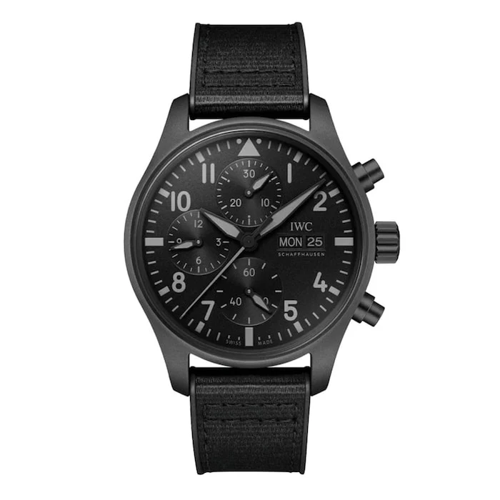 IWC Automatic 41mm Men’s Watch with Black Material Dial, Titanium Case, 100m Water Resistant / IW388106