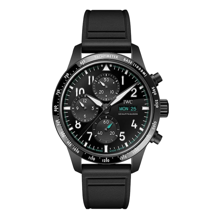 IWC Automatic 41mm Men’s Watch with Black Material Dial, Titanium Case, 100m Water Resistant / IW388306