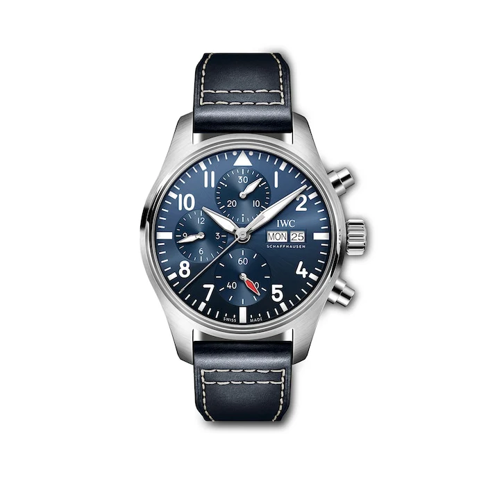 IWC Automatic 41mm Men’s Watch with Blue Material Dial, Stainless Steel Case, 100m Water Resistant / IW388101